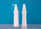 130 ML White Plastic Empty Bottles with pump cap  - Refillable Containers, Toiletry Bottles, Cosmetic Bottles